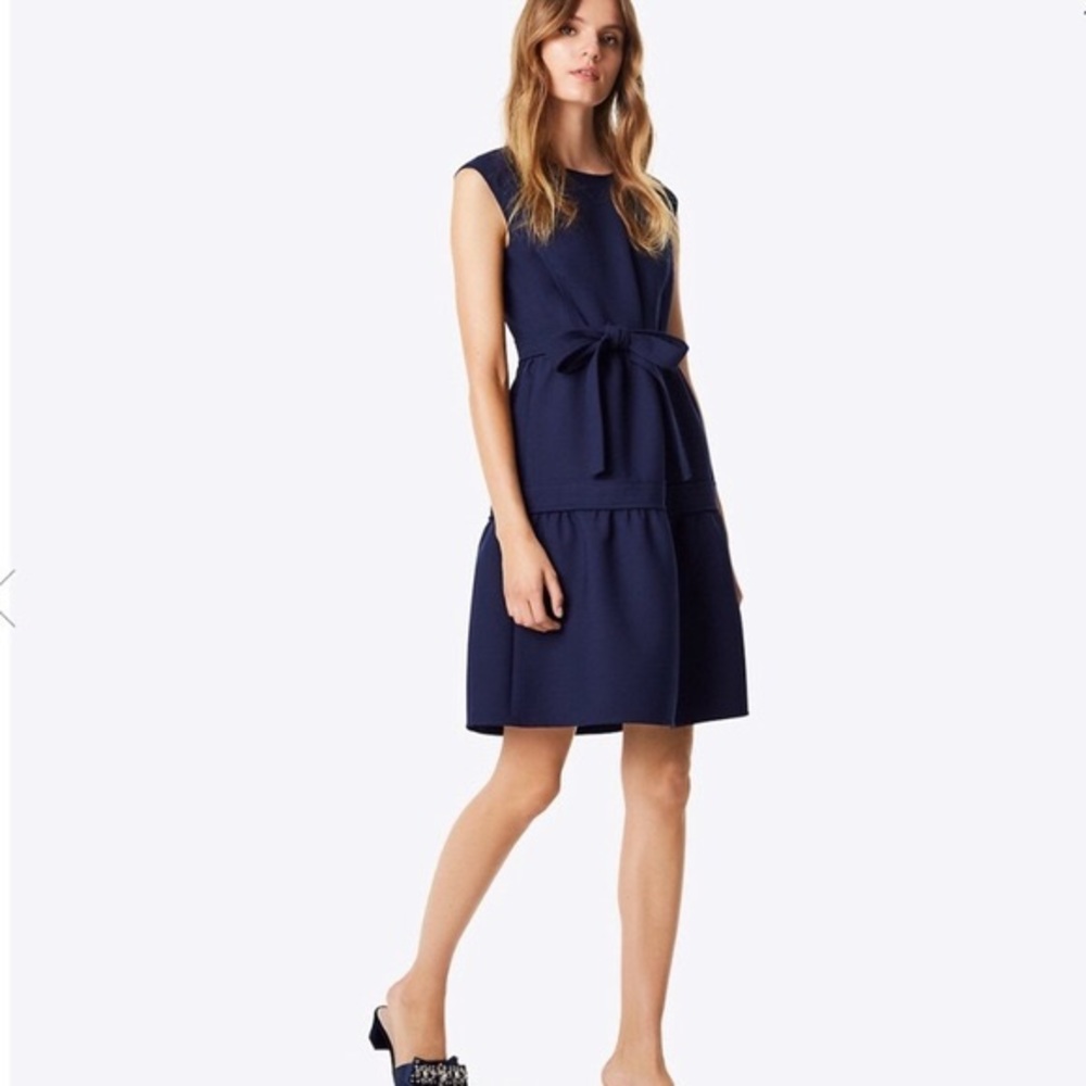 NWT Tory Burch Jane Navy Wool Dress